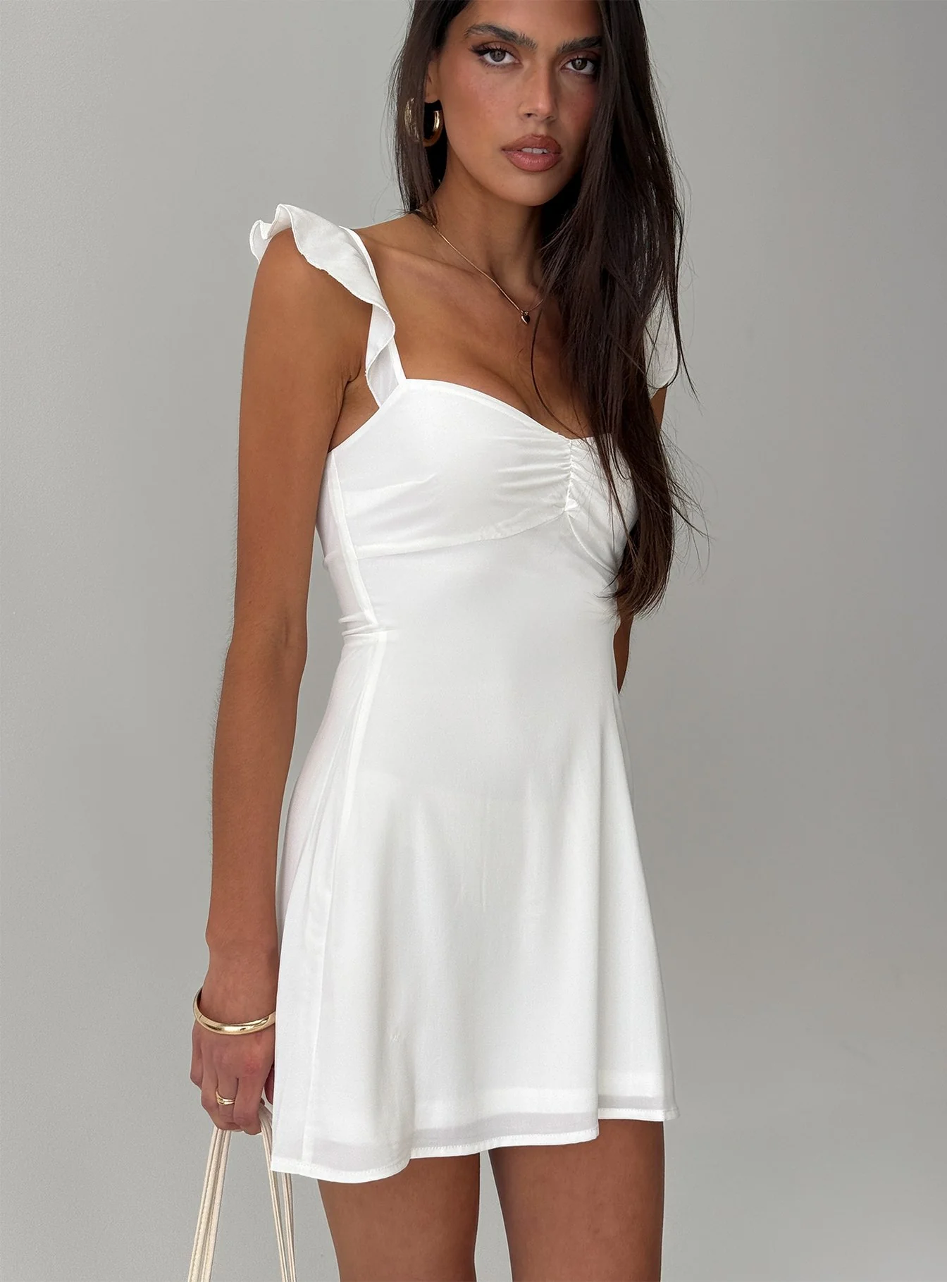 Landon Mini Dress White