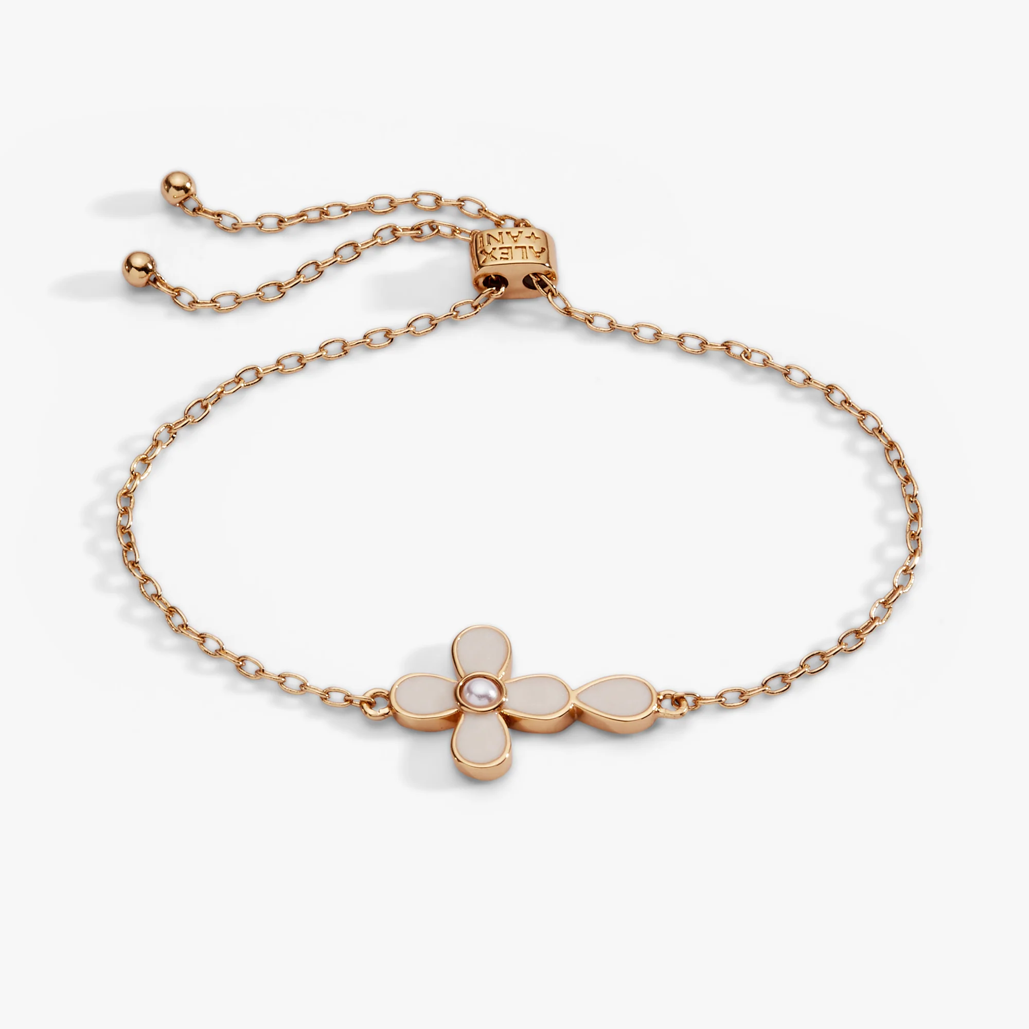 Coquette Christian Cross Bolo Chain