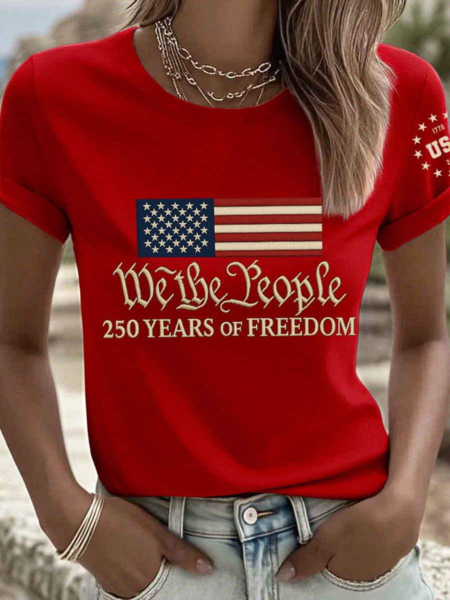 Women's American 250th Anniversary Print T-Shirt