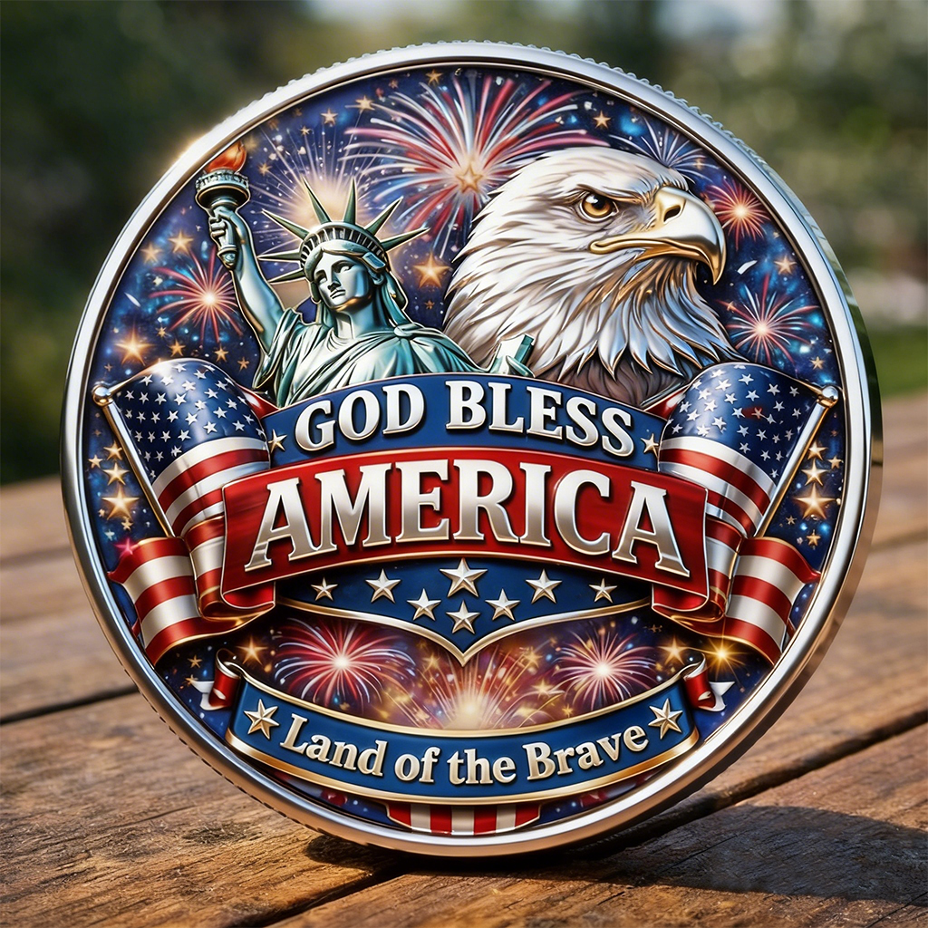 USA 250th Anniversary Freedom Commemorative Coin