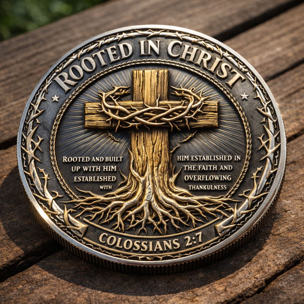 🏆New Year 60% OFF- Rooted in Christ Commemorative Coin