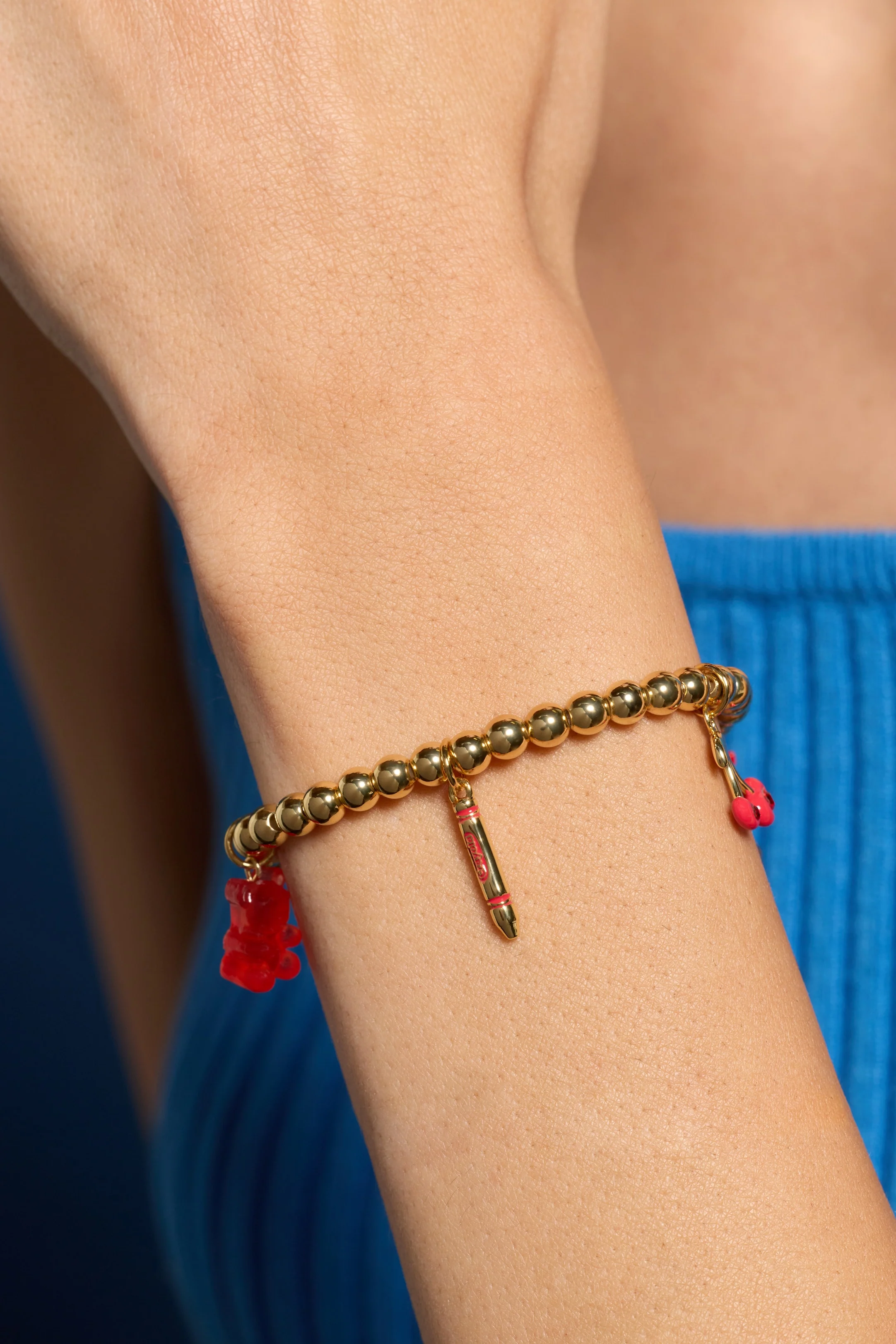 Crayola Scarlet Charm Stretch Bracelet