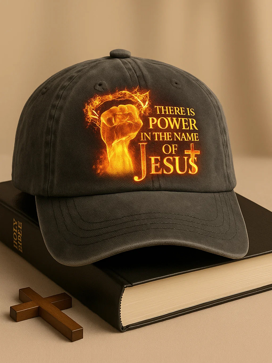Unisex Casual Jesus Faith Print Hat