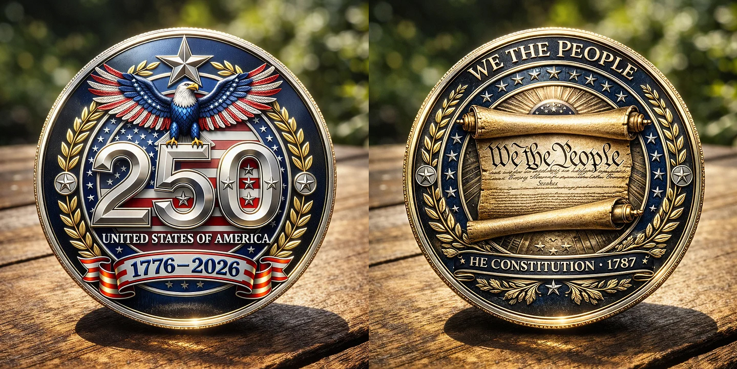 🏆New Year 60% OFF- U.S 250th Anniversary Commemorative Coin