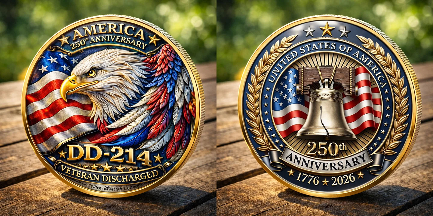 🏆New Year 60% OFF- U.S 250th Anniversary Commemorative Coin