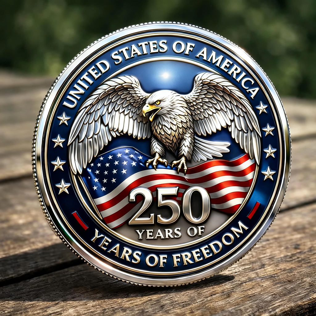 United States of America 250th Anniversary Commemorative Coin