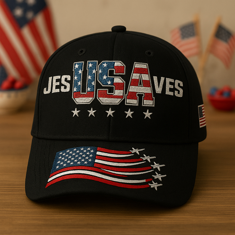 US Faith and Patriotism Printed Hat
