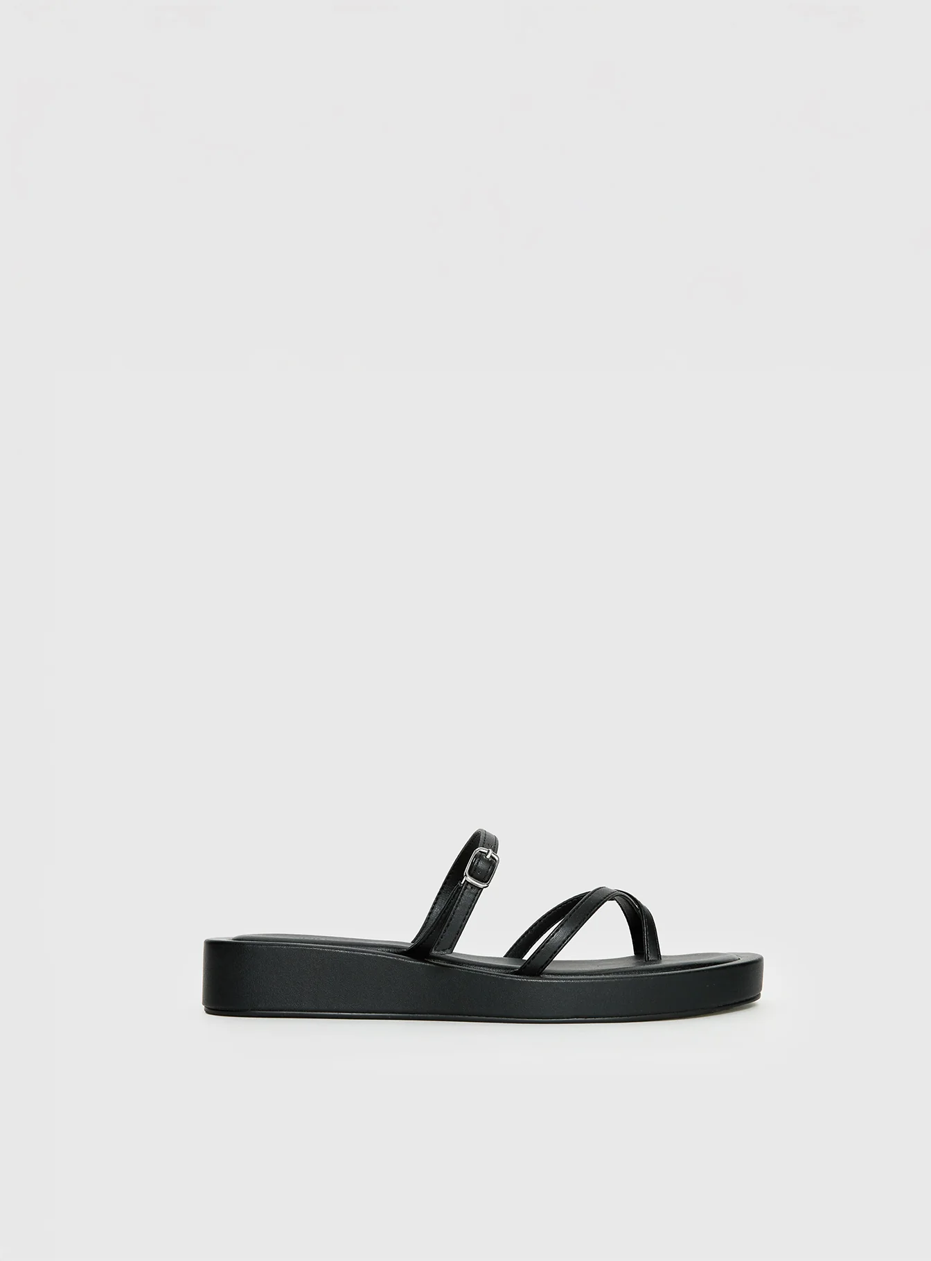 Riki Mini Belt Sandals Black