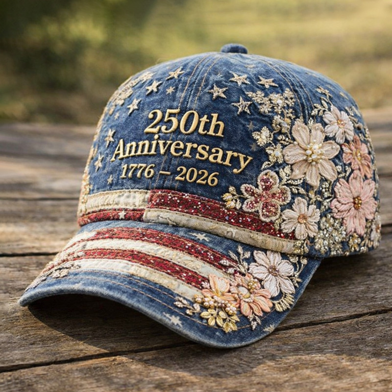 US Vintage Country Style 250th Anniversary Hat