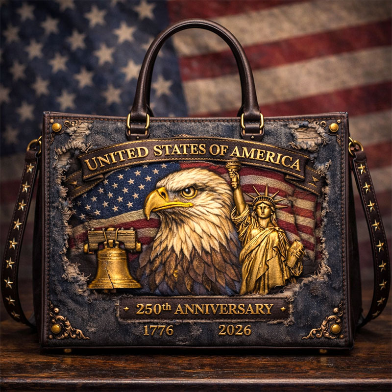 US 250th Anniversary Floral Handbag