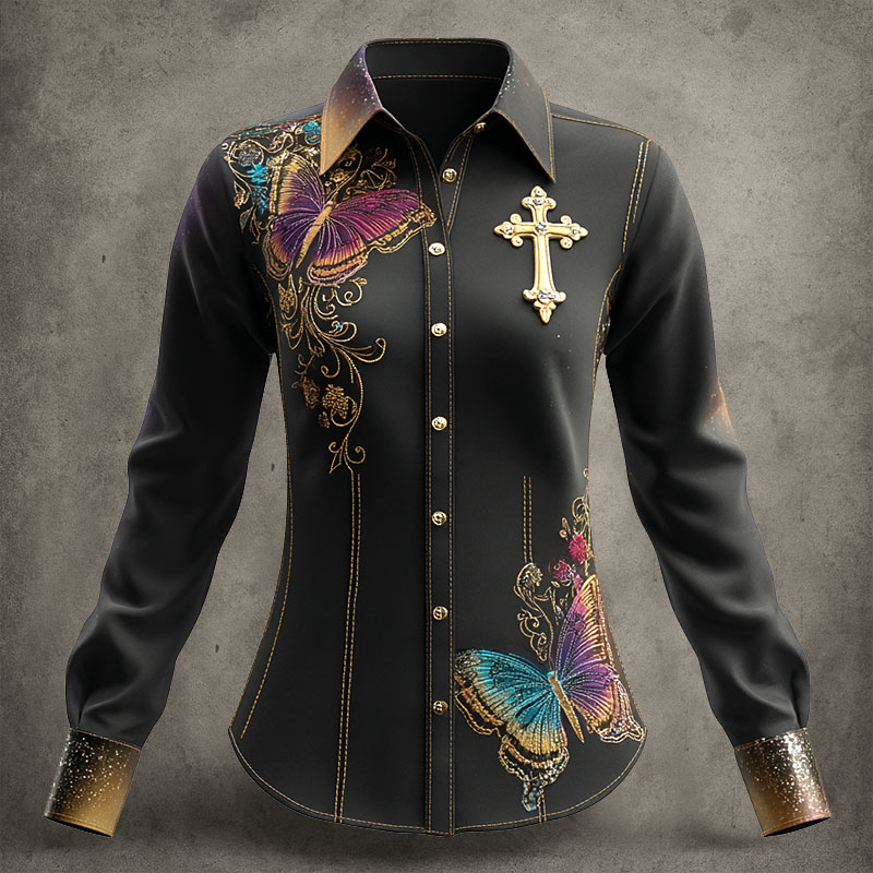 Faith Art Printed Women's Casual Shirt